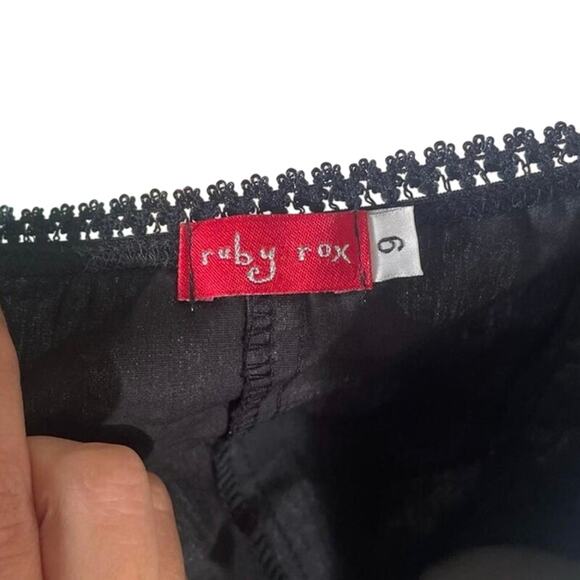 Vintage Y2K Polka Dot Strapless Mini Dress S Party Prom Formal Tulle Ruby Rox - Picture 5 of 5